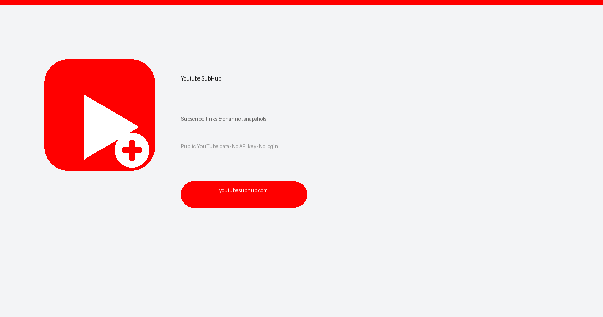 YoutubeSubHub — YouTube subscribe links